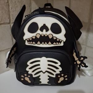 Loungefly Stitch Glow in the Dark Skeleton Backpack